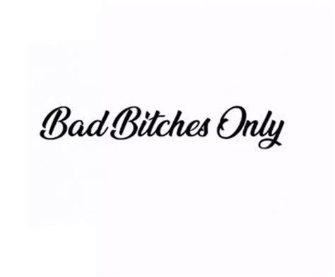 Bad Girls Only Car Decal, Funny Joke Letter Stickers for Bumper, Side, Window, Trunk for Car ...