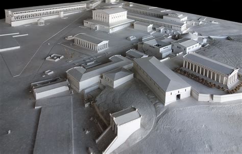 Model of the Athenian Agora in the Agora Museum showing th… | Flickr