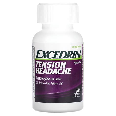 Excedrin, Tension Headache, 100 Caplets