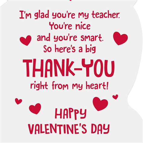 Printable Valentine Card For Teacher