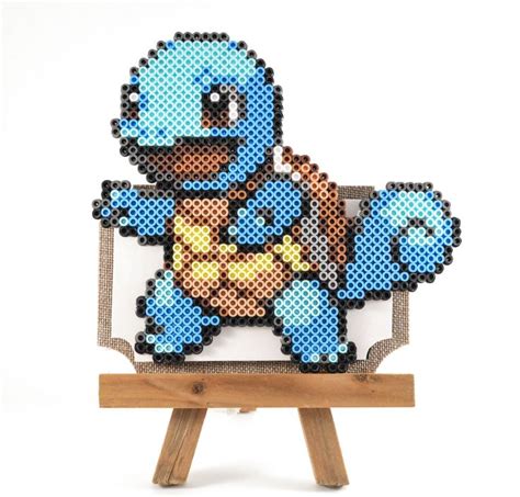 Squirtle Pixel Art Large // Pokemon Perler by NostalgiaPerler | Pixel ...