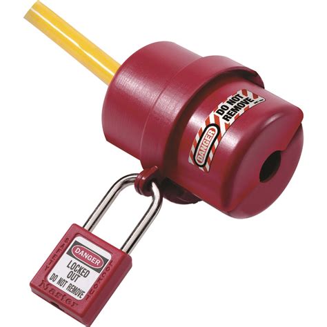 Master Lock Small 3 Pin Electrical Lockout Plug - Bunnings Australia