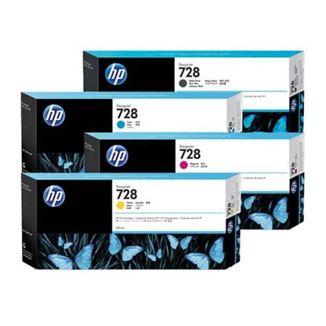 HP 728 300ML Ink Bundle