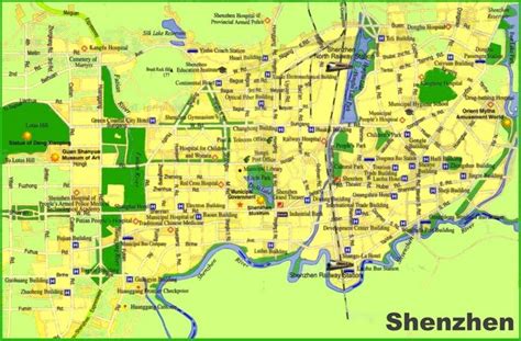 Shenzhen Tourist Map