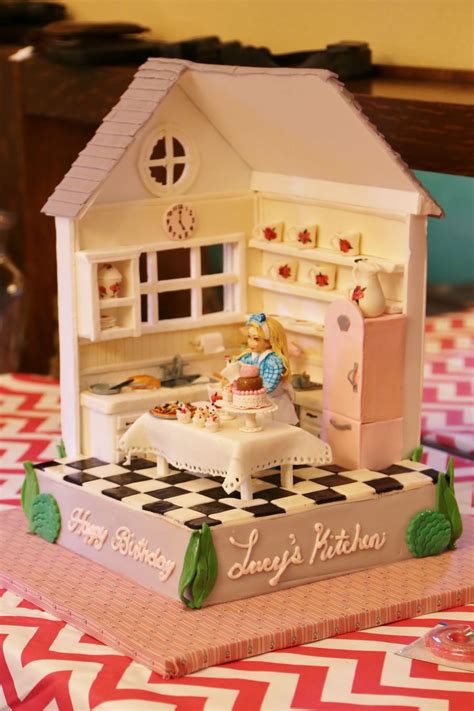 Dollhouse Kitchen Birthday Cake - CakeCentral.com