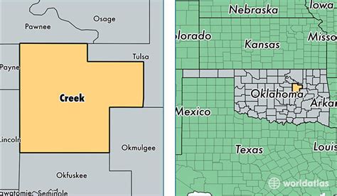 Creek County, Oklahoma / Map of Creek County, OK / Where is Creek County?