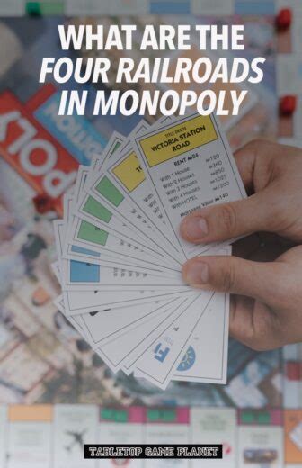 What are the four Railroads in Monopoly? – Tabletop Game Planet