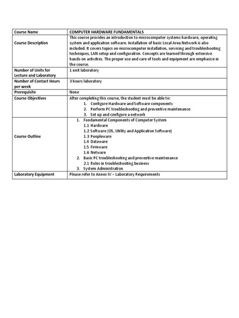 Computer Hardware Fundamentals | PDF