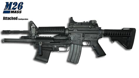 Modular Component: M26 Shotgun LSS BLACK Version 1:18 Scale, 41% OFF