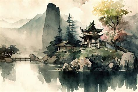 Chinese Landscape Background