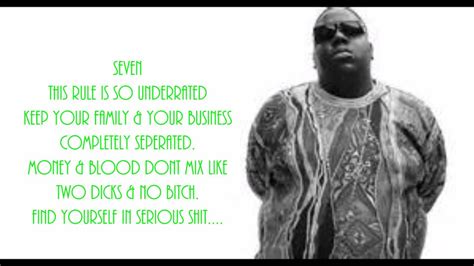 Biggie 10 Crack Commandments Lyrics - YouTube