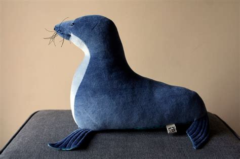 Funny Blue Seal Plush Seal Soft Toy Seal Plushie Soft Toy - Etsy