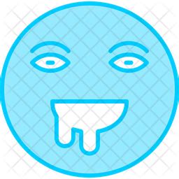 Hungry Emoji Icon - Download in Dualtone Style