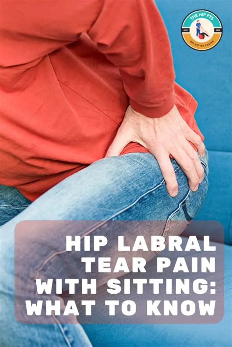 Hip Labral Tear Pain with Sitting: What to Know - The Hip PT