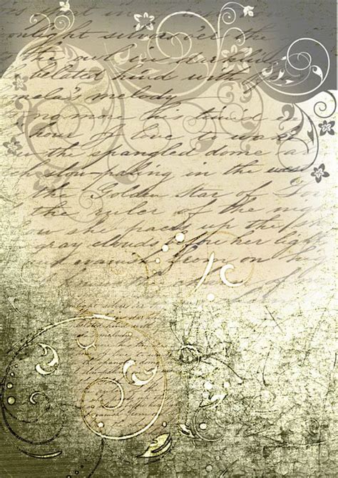 Antique Old Paper Scrapbook Design Free Printable Papercraft Templates ...