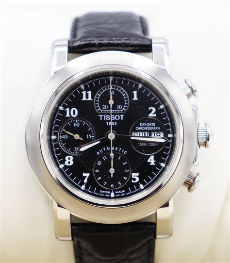 Men's Tissot Automatic Chronograph Watch, Model T166/266, Valjoux 7750 ...