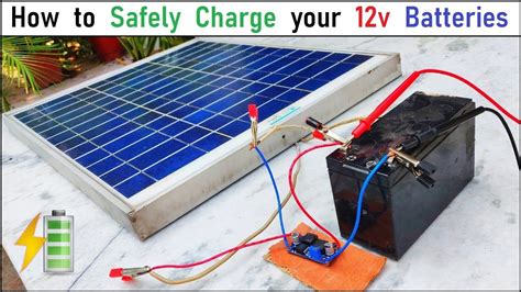 How do you charge a 12v 7ah battery with solar panels? - New Jersey ...