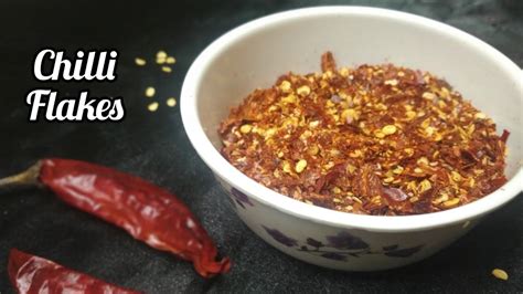 Homemade Chilli Flakes in 10 minutes| Chilli Flakes Recipe | How to ...