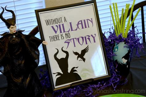 Prepping to Host a Disney Villains Party Featuring Malificent