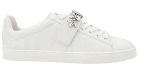 Stuart Weitzman Leather 'promise' Sneakers - Lyst