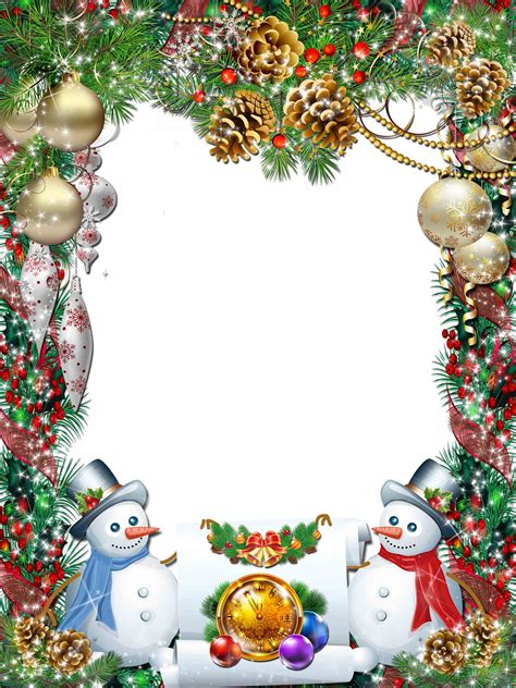 Xmas Frame PNG, Xmas Frame Transparent Background - FreeIconsPNG