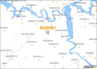 Big Piney (United States - USA) map - nona.net