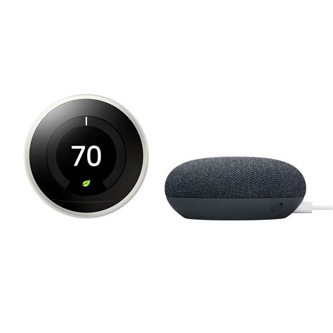 Google 3rd Generation Nest Learning Thermostat in White with Google ...