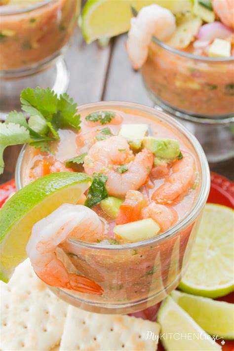 Mexican Shrimp Cocktail - My Kitchen Craze