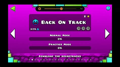 Geometry Dash Level 2 Back On Track - YouTube