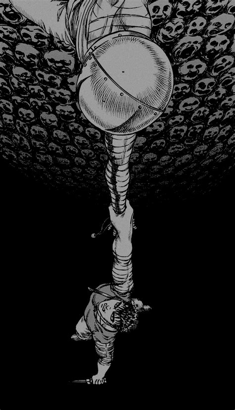 Griffith and Guts during the eclipse [1470x2564] : r/Amoledbackgrounds