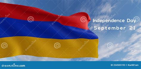 Happy Independence Day in Armenia, Armenian National Holiday, Flag ...