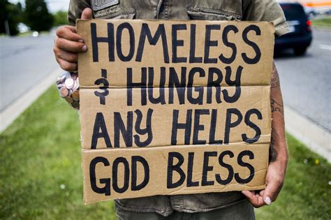 What about the guy with the homeless sign? Readers have ideas – Terry Pluto’s Faith & You ...