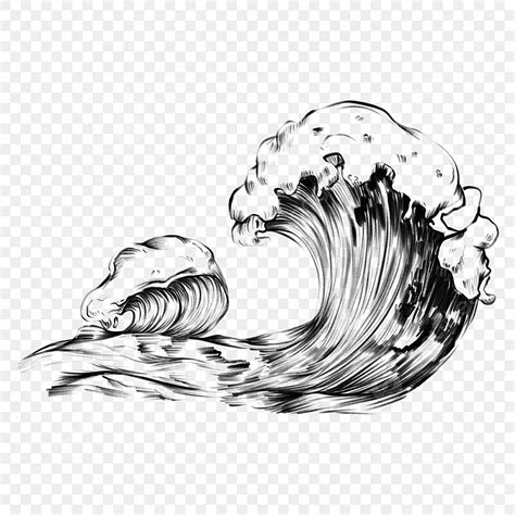 Tidal Wave Drawing