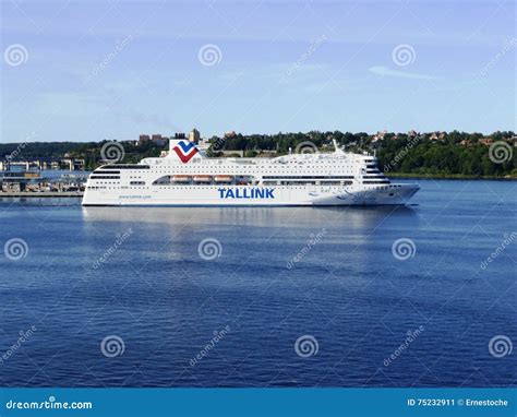 Cruise on the Baltic Sea editorial photo. Image of harbours - 75232911