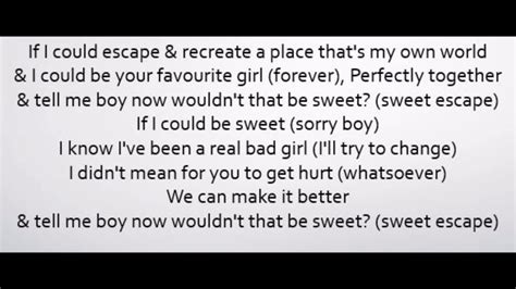 The Sweet Escape - Gwen Stefani (Lyrics) - YouTube