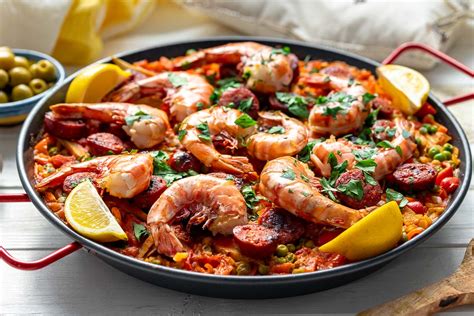 Easy Paella Recipe Prawn And Chorizo Pasta Bake | Deporecipe.co