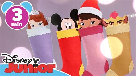 Christmas Craft Tutorials | Christmas Stockings | Disney Junior UK ...