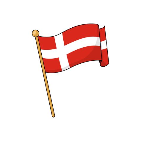 Denmark Flag Royalty Free Stock SVG Vector and Clip Art