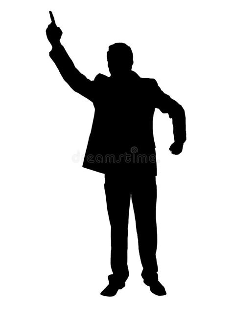 Silhouette of the Politician Vector Stock Vector - Illustration of election, conference: 194861537