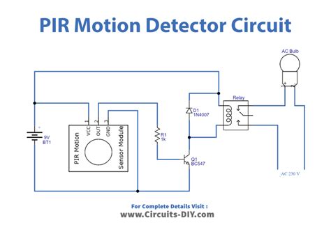 PIR Motion Detector Circuit