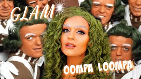 GLAM Oompa Loompa Halloween Makeup - YouTube