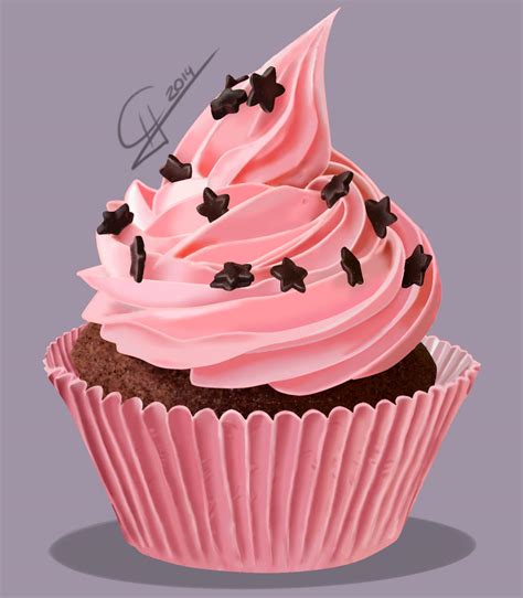 Cupcake drawing by Scyrina on DeviantArt