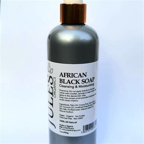 Raw African Black Soap for Hair - Etsy