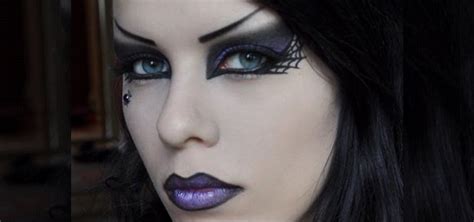 Very dramatic purple and black makeup | Trucco per halloween, Trucco da strega, Trucco occhi ...