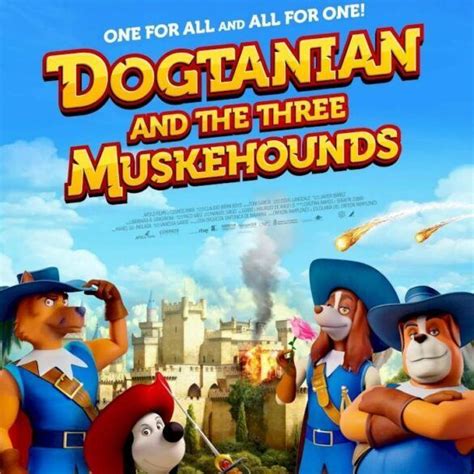 the movie poster for dogtan and the three muske hounds