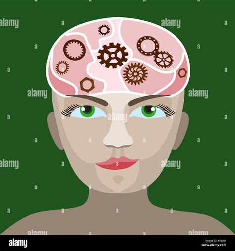 Brain gears hi-res stock photography and images - Alamy