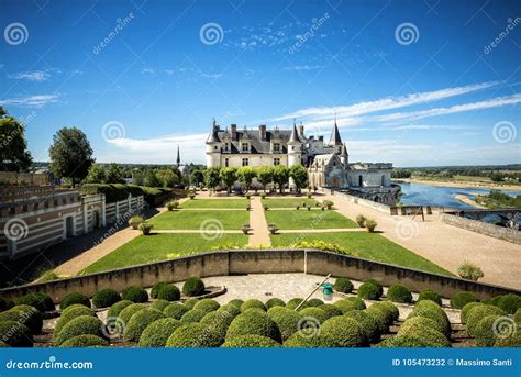 Chateau De Amboise Medieval Castle, Leonardo Da Vinci Tomb. Loire Valley, France, Europe. Unesco ...