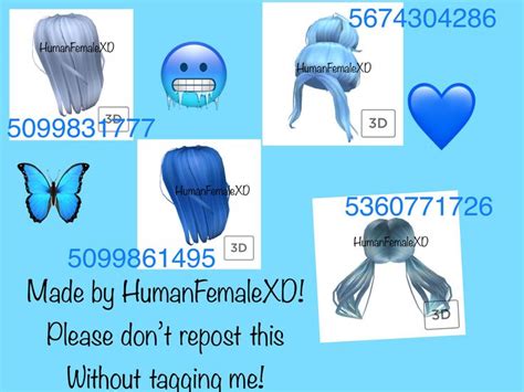 Blue Hair Roblox Codes | Roblox codes, Roblox shirt, Roblox