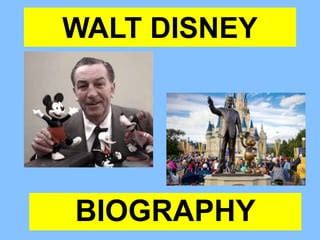 Walt disney biography | PPT