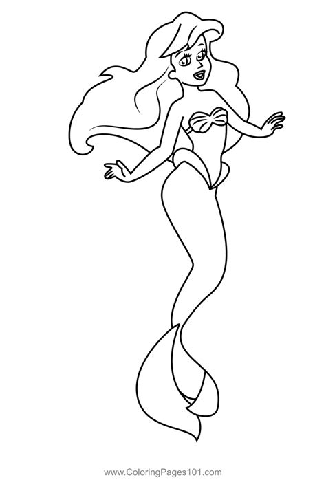 The Little Mermaid Ariel Coloring Pages